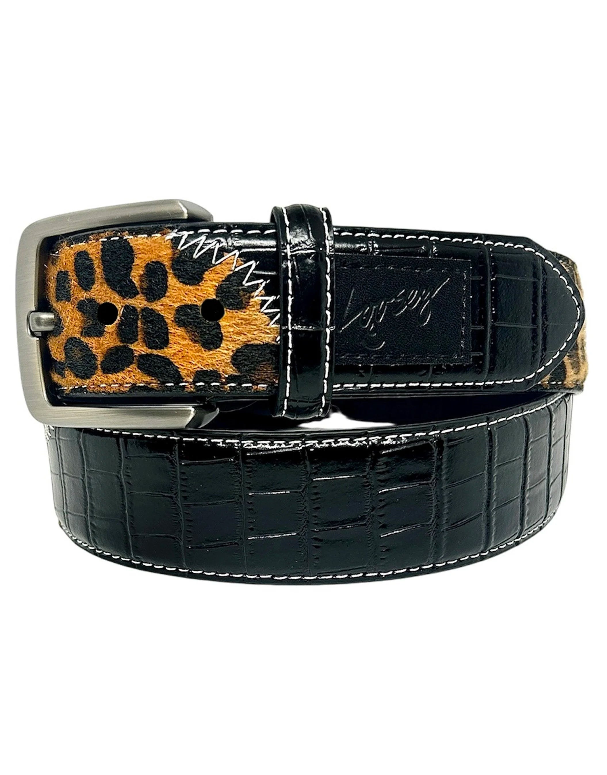 LOOSEY PREMIUM CROCO BELT - Cheetah