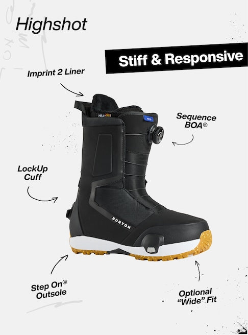 BURTON W HIGHSHOT STEP ON BOOTS 2026/27