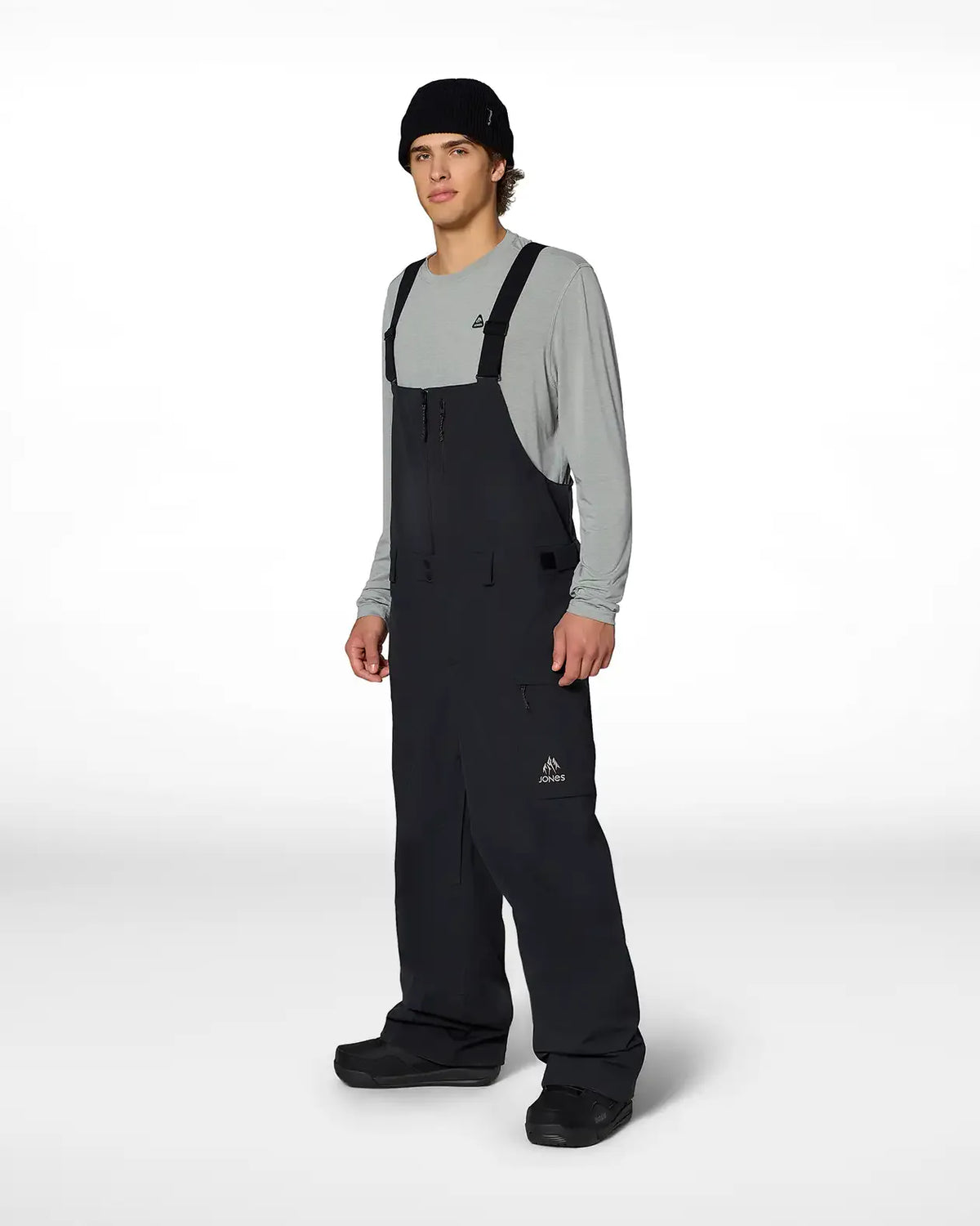 JONES MTN SURF BIB STEALTH BLACK