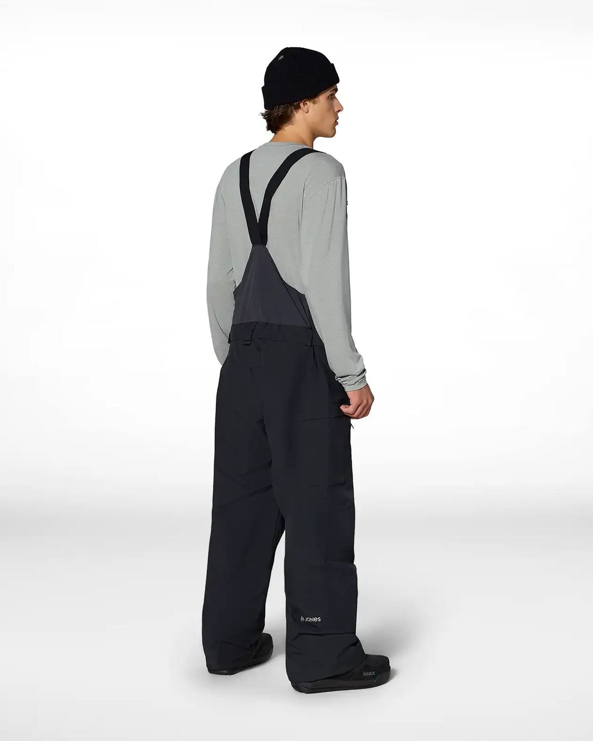 JONES MTN SURF BIB STEALTH BLACK