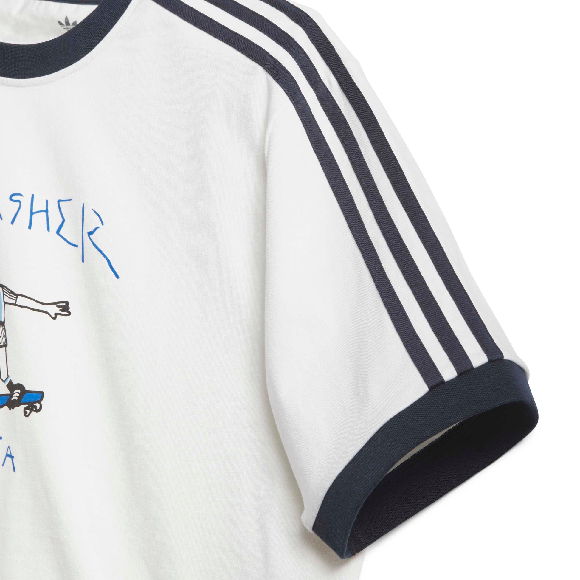 Adidas TM x AFA Tee 1 - detail branding