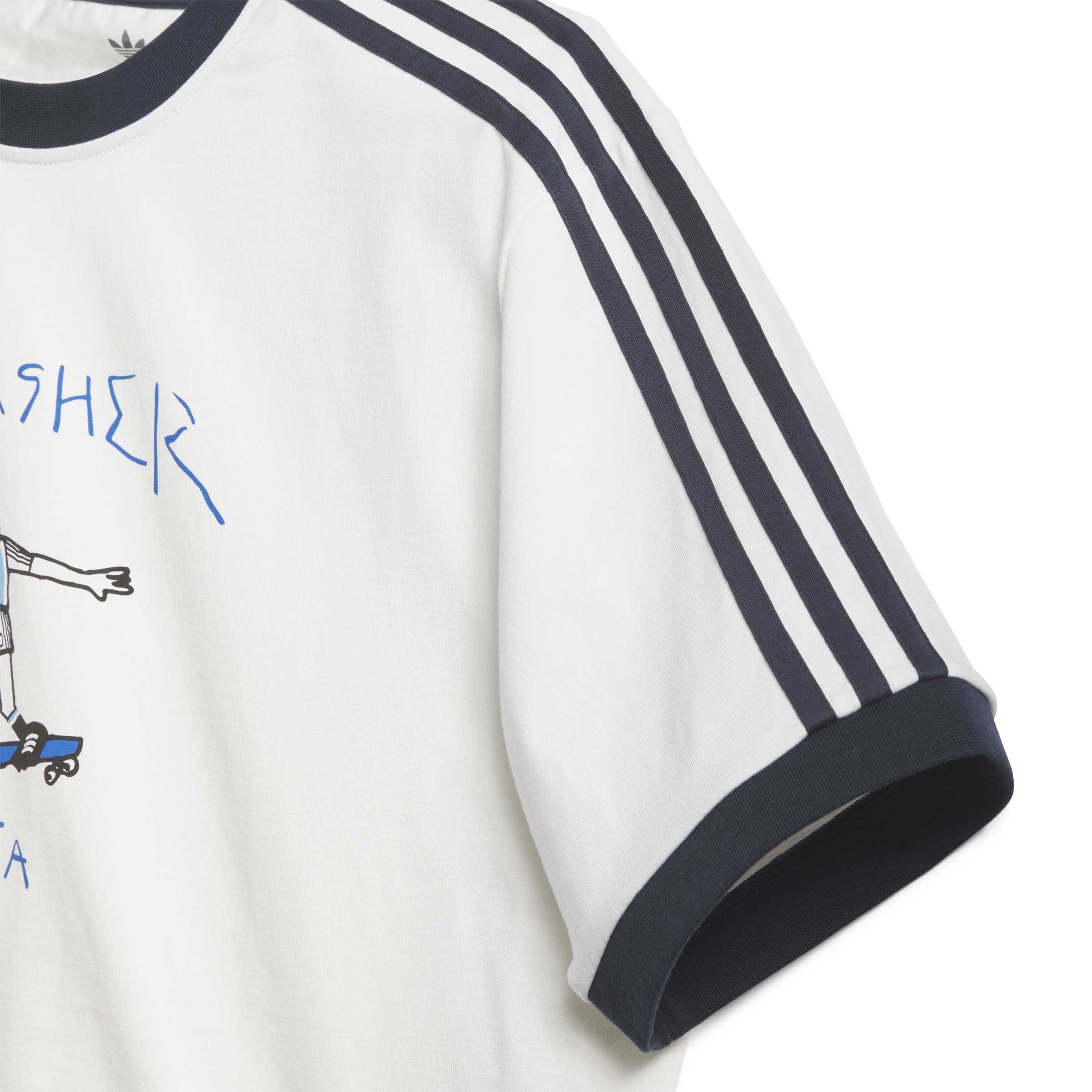 Adidas TM x AFA Tee 1 - detail branding