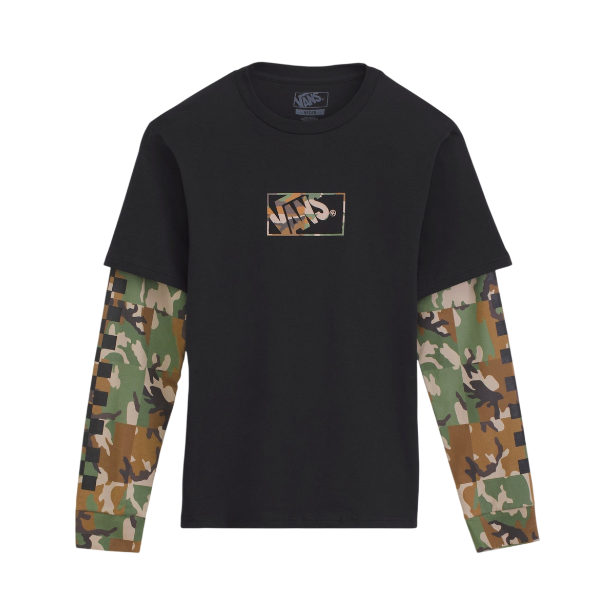 VANS Y Camo Twofer - Black - vue principale