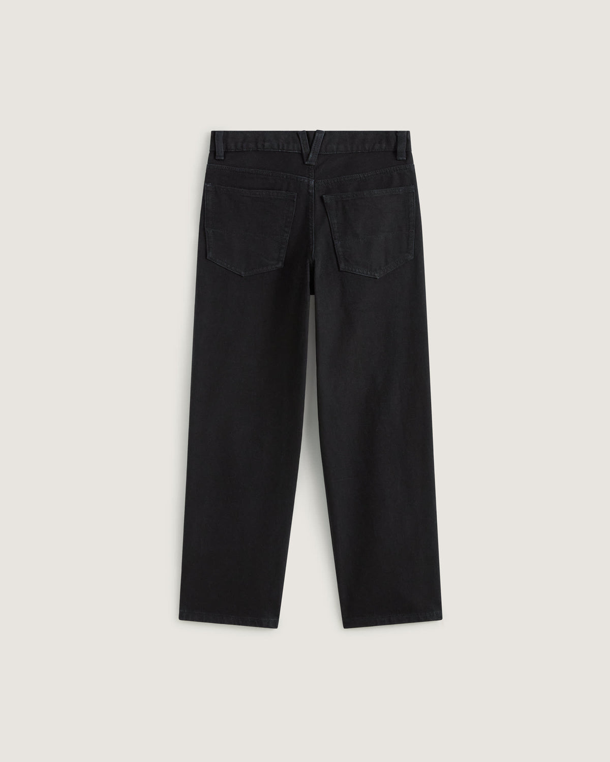 Vans Y Check-5 Loose Denim Pant Black Rinse - vue arrière