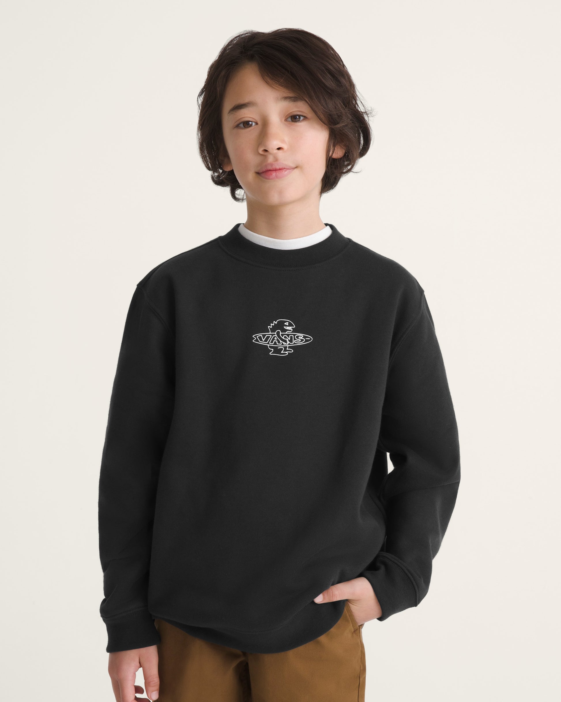 VANS Y FOOD SPOT CREW Black - vue alternative 2