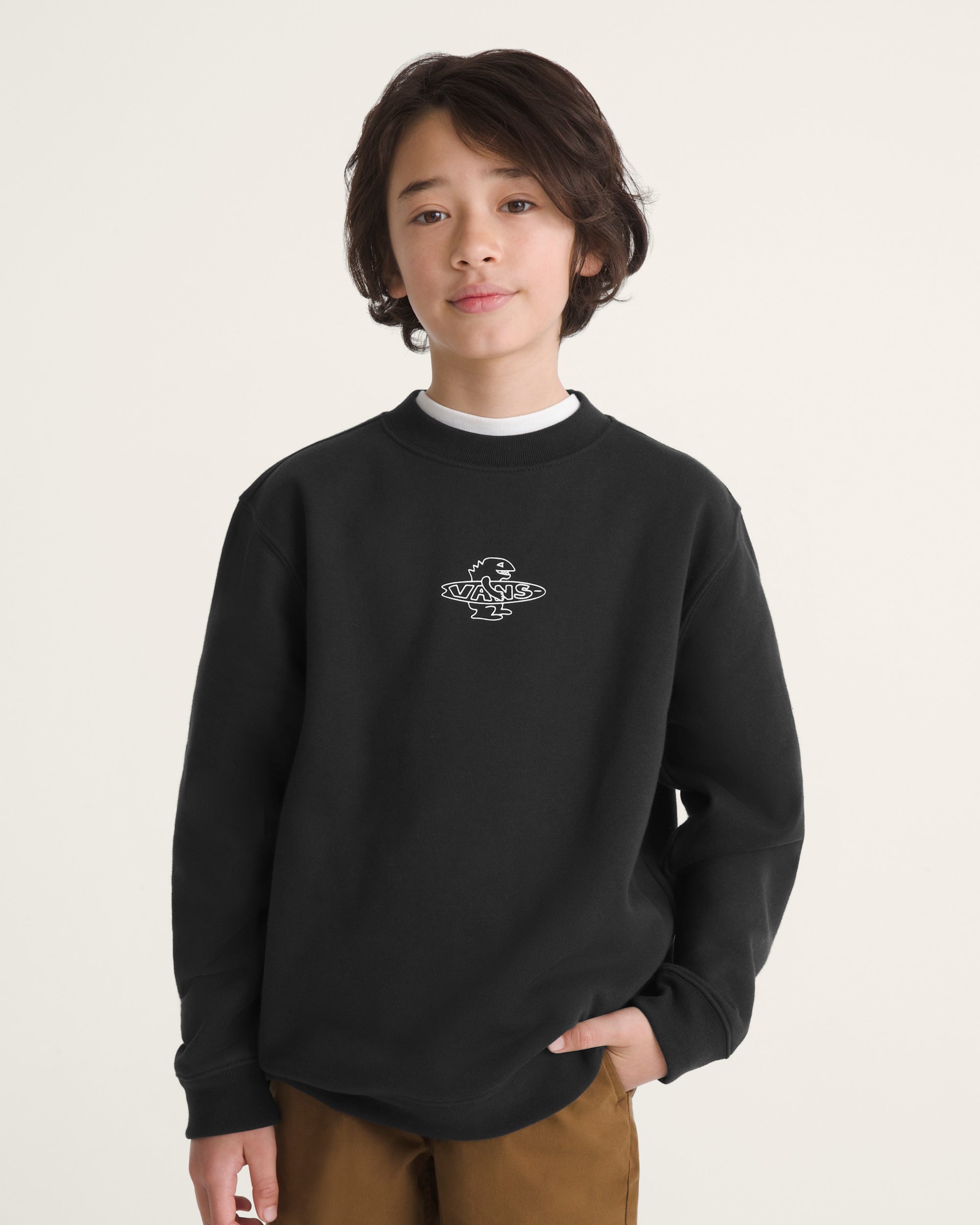 VANS Y FOOD SPOT CREW Black - vue alternative 2
