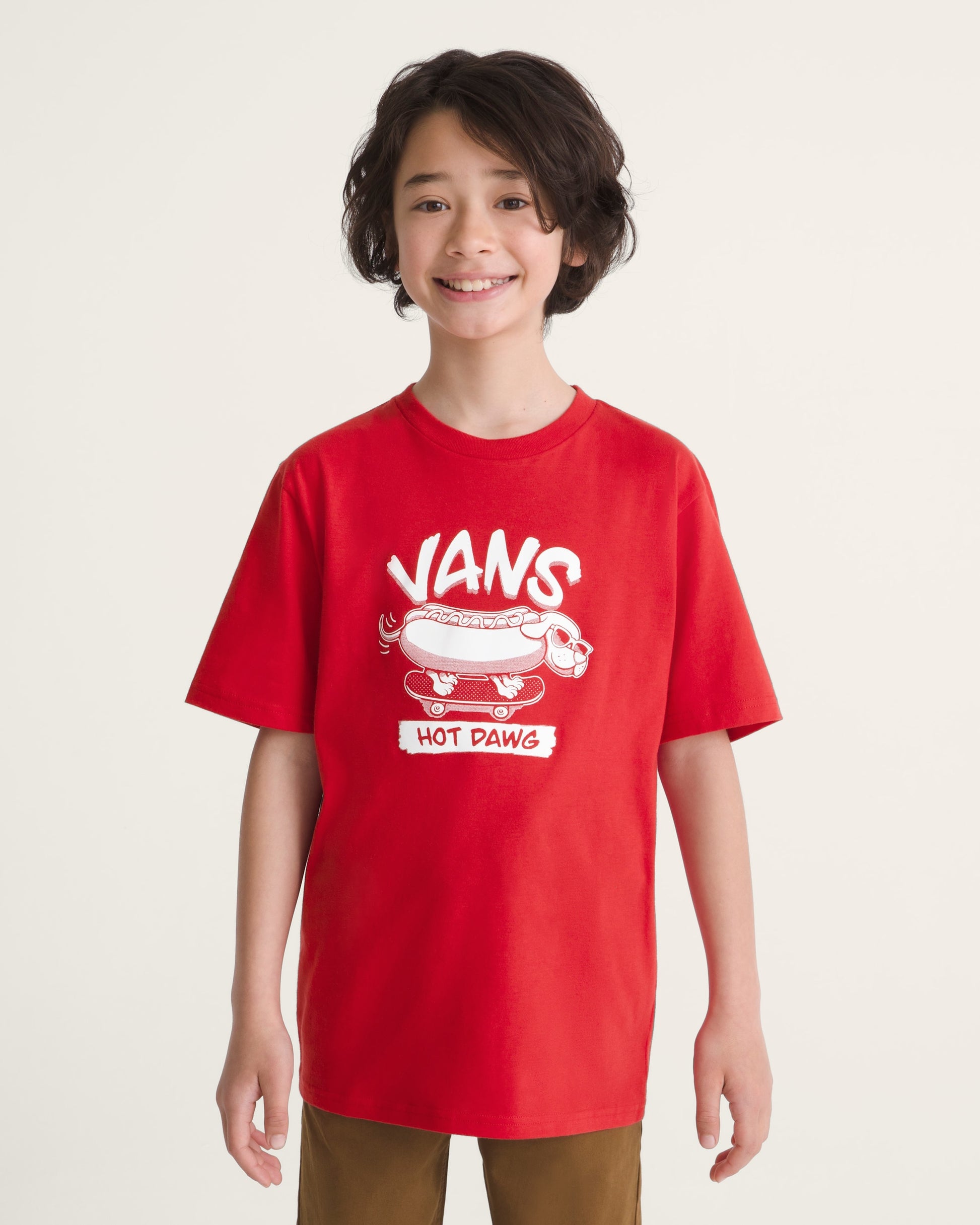 VANS Y Hot Dawg SS Tee - Racing Red - vue alternative 2