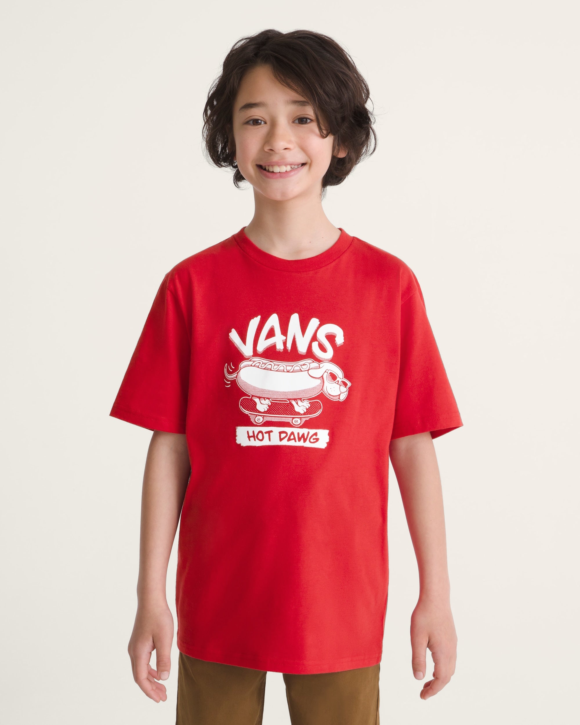 VANS Y Hot Dawg SS Tee - Racing Red - vue alternative 2