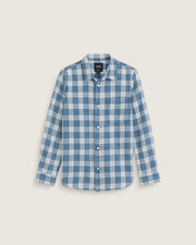 VANS Y Lawson Vintage Indigo LS Shirt - Bleach Indigo - vue principale