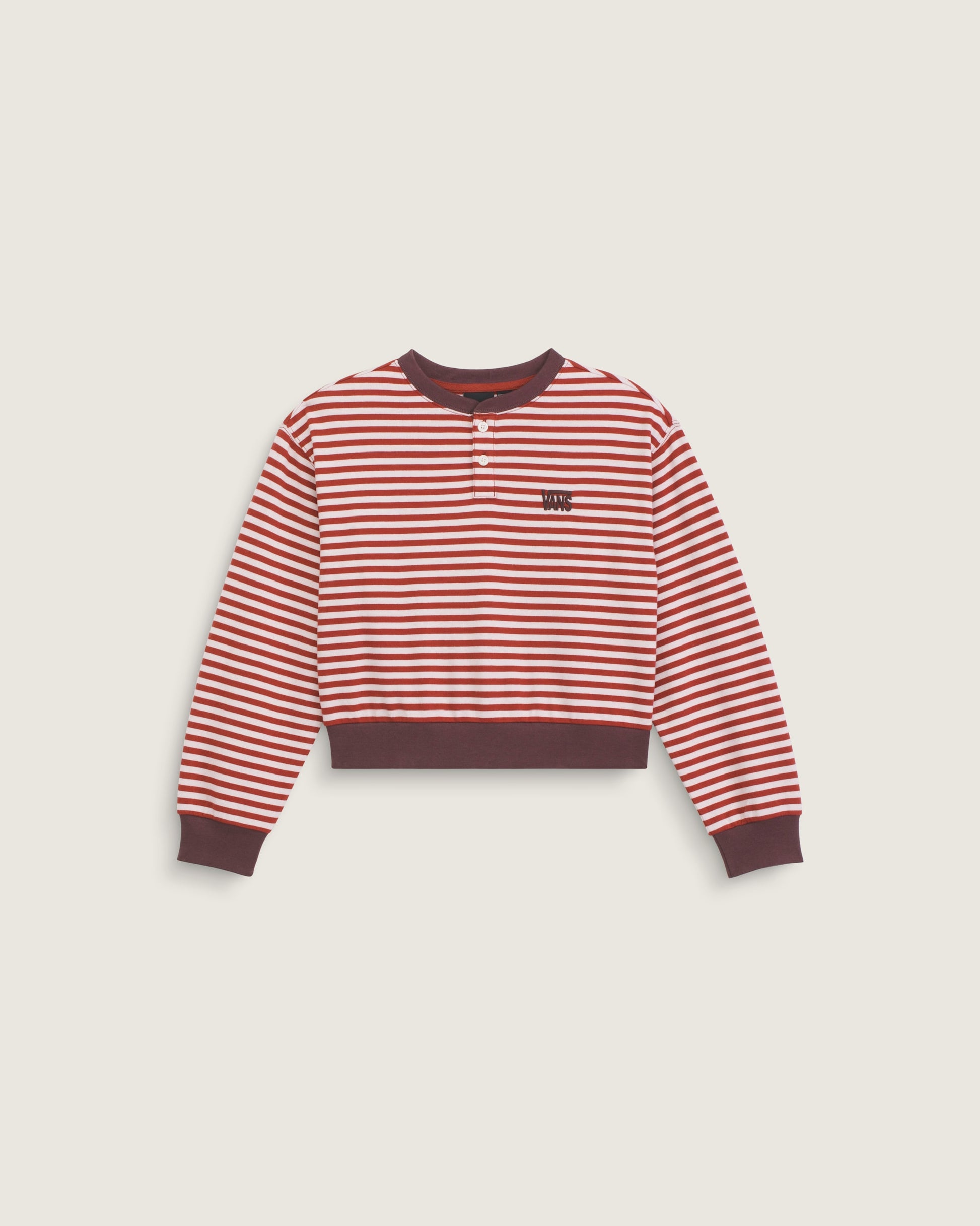 VANS Y GIRL MOLLEY HENLEY PULLOVER Pale Petal