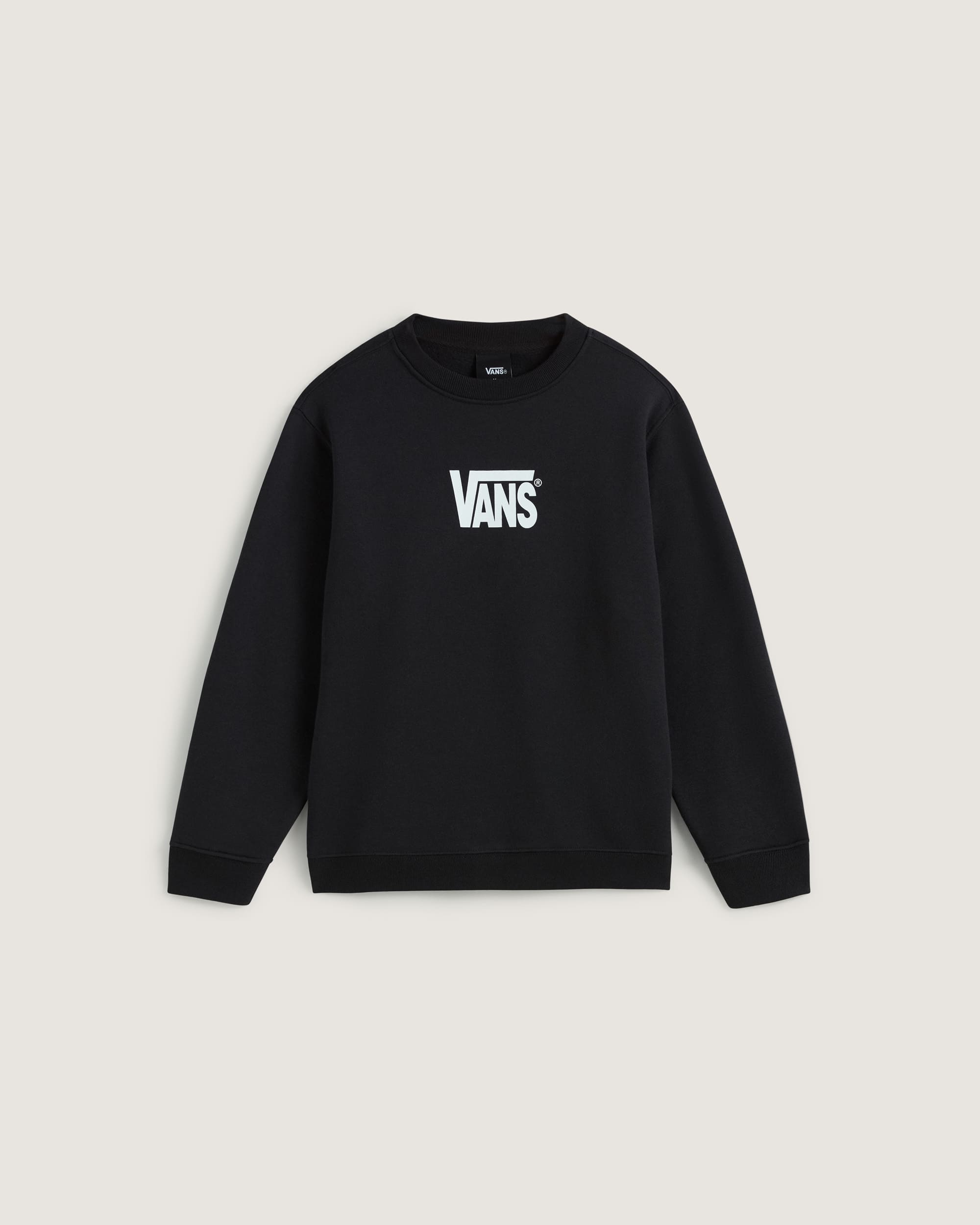 VANS Y Stretch Logo Crew - Black/White - vue principale