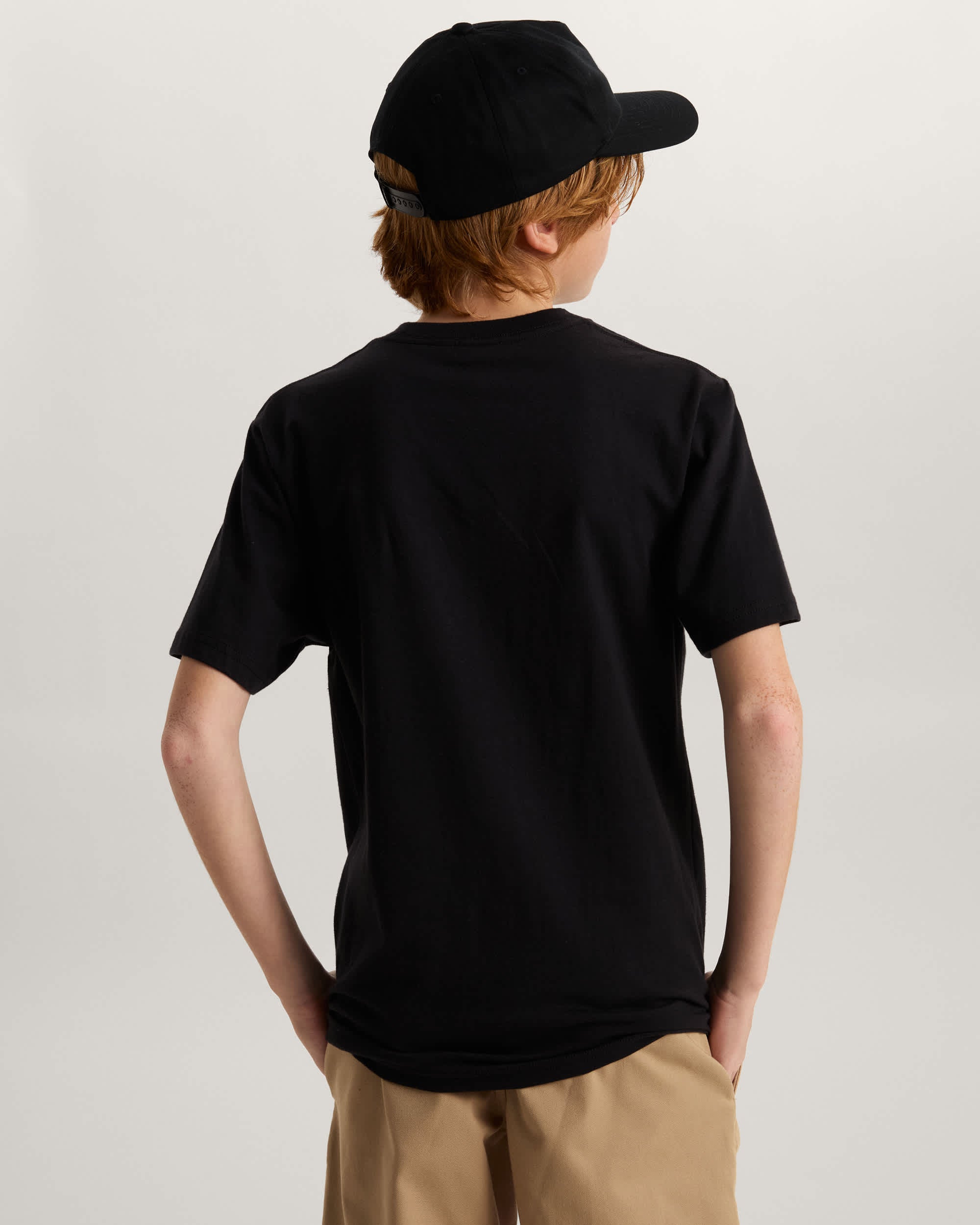 VANS Y Stretch Logo SS - Black