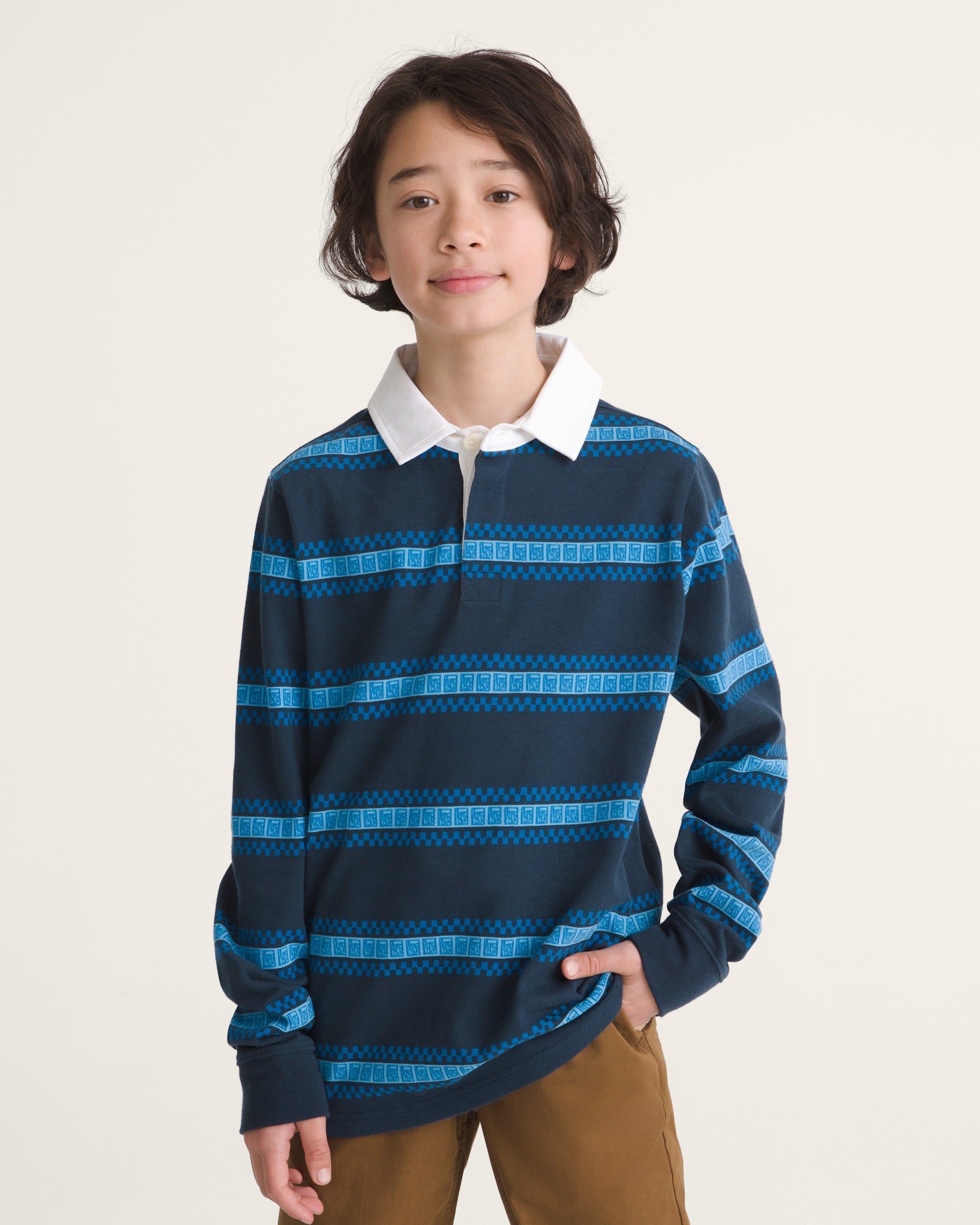 VANS Y VRUGBY LS KNIT Dress Blues - vue alternative 2