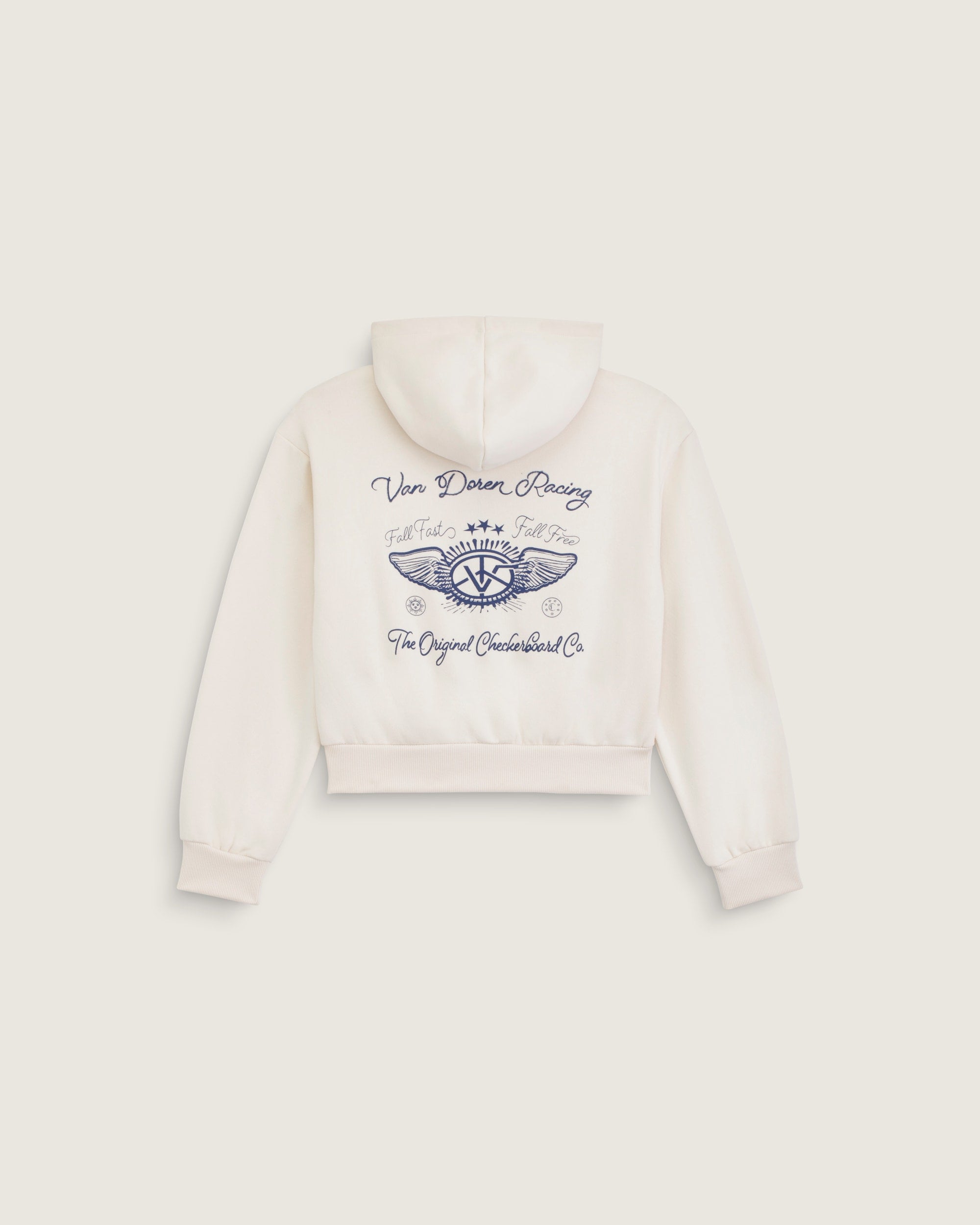VANS Y GIRL VAN DOREN RACING FULL ZIP Turtledove