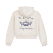 VANS Y GIRL VAN DOREN RACING FULL ZIP Turtledove
