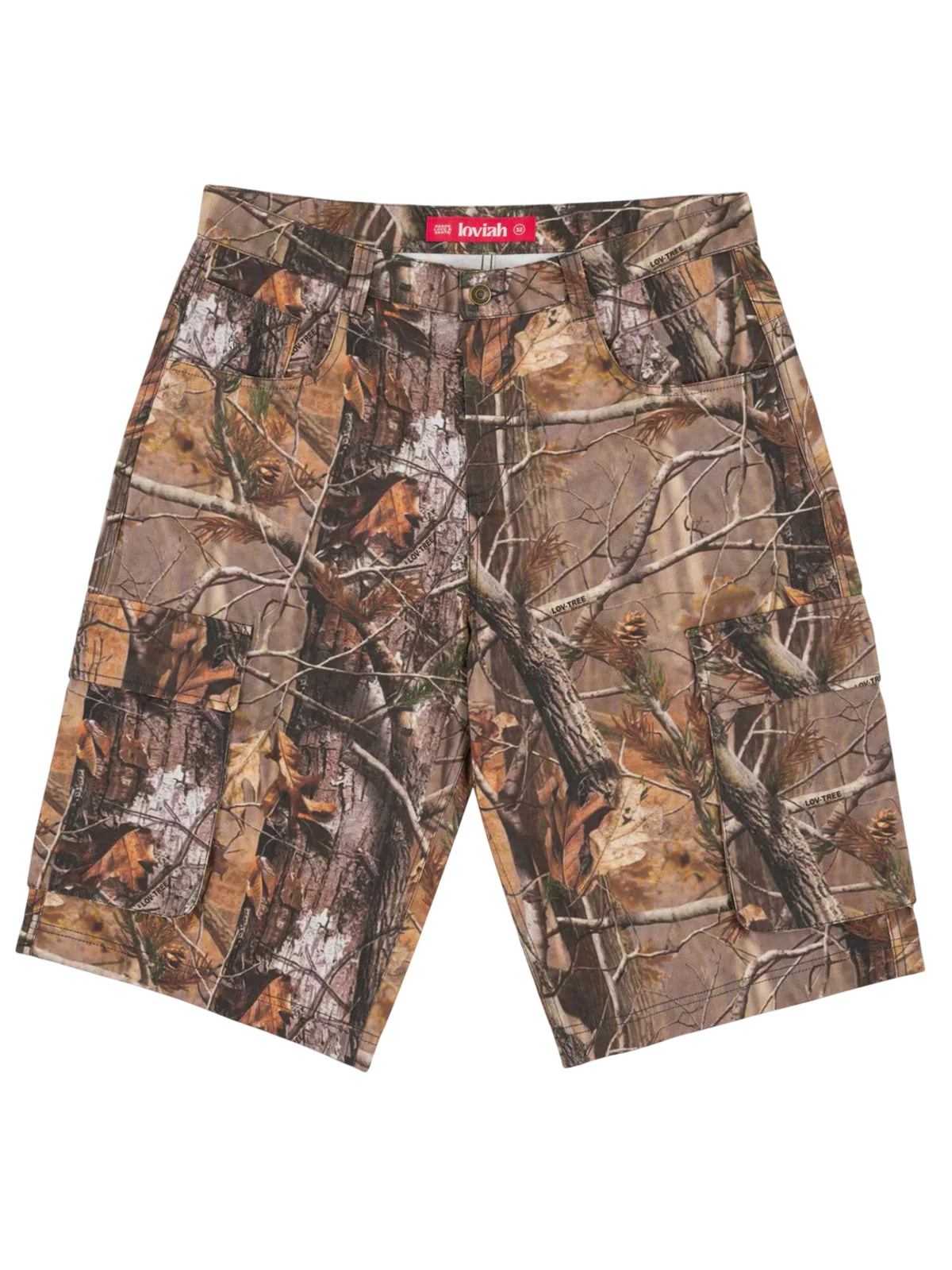LOVIAH TROOPER COTTON CARGO SHORTS 