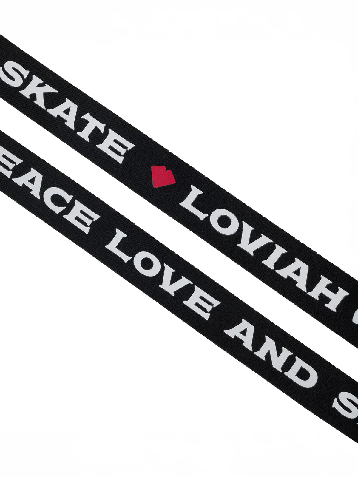 LOVIAH PEACE, LOVE &amp; SKATE WEBBING BELT 