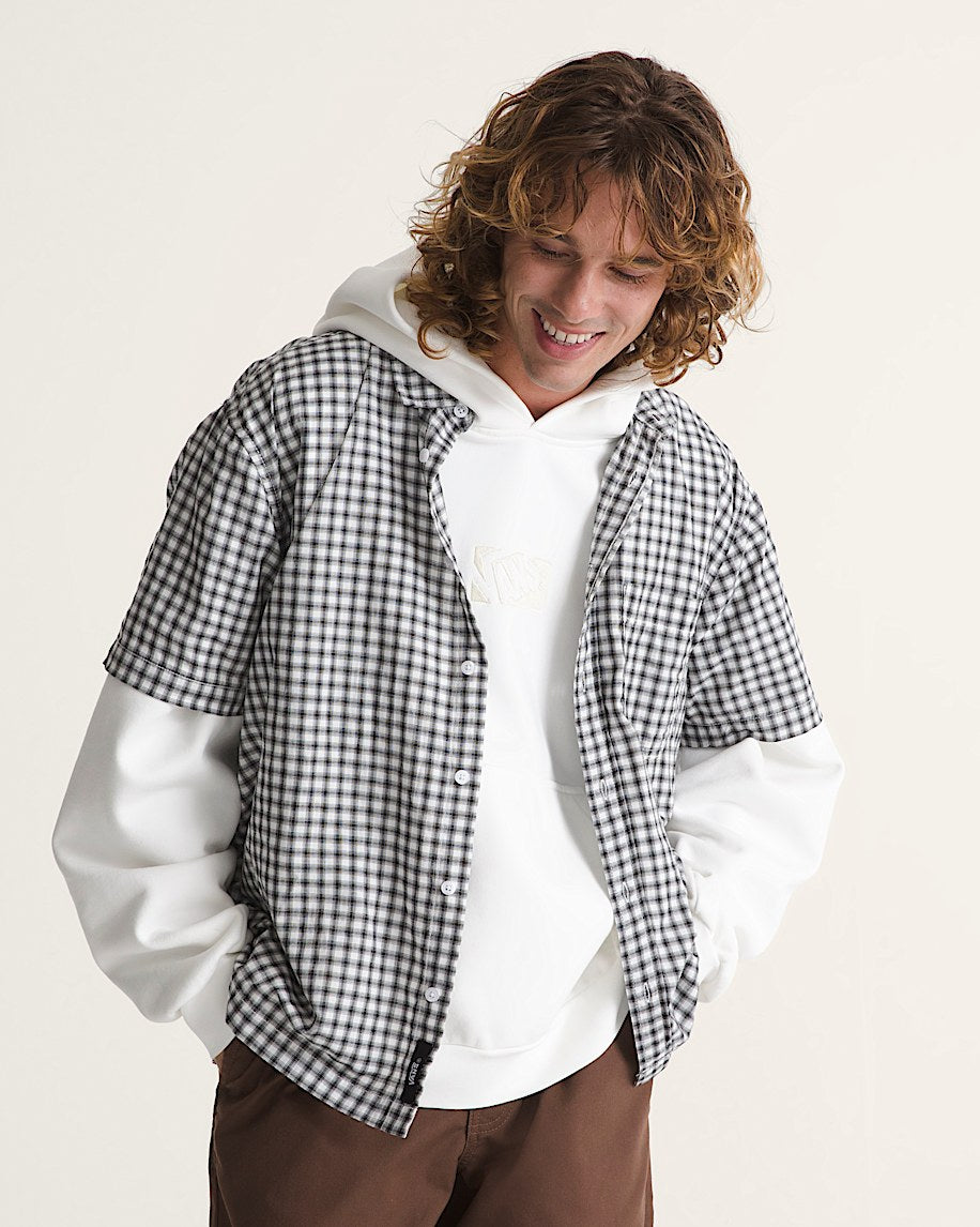 VANS LARKSPUR MINI PLAID SS SHIRT