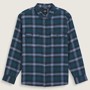 Vans Lawson Plaid Flannel Shirt Ocean Teal