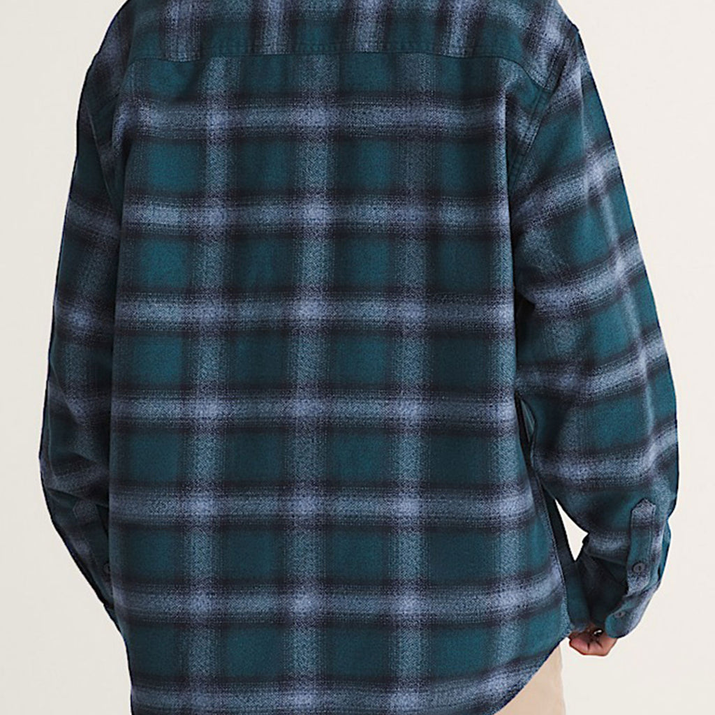 Vans Lawson Plaid Flannel Shirt Ocean Teal profil