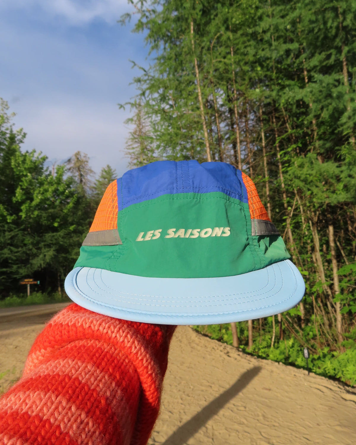 LES SAISONS MESH CAMPER CAP Orange