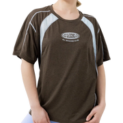 LES SAISONS BROWN ACTIVE T-SHIRT