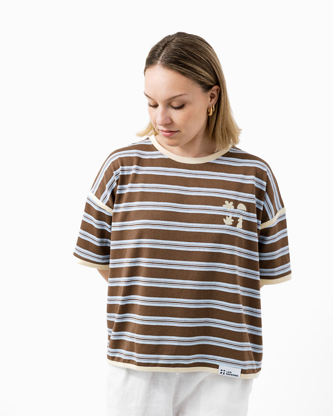 Les Saisons T-shirt rayé