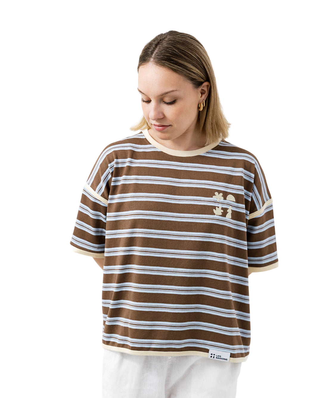 Les Saisons T-shirt rayé