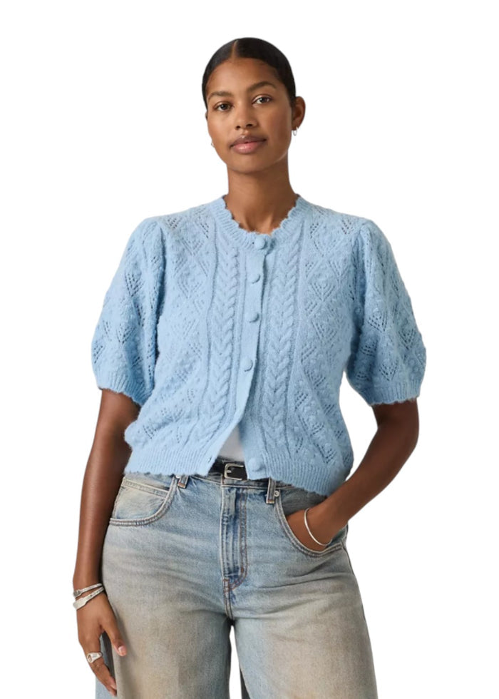 LEVI'S W PAULINE POINTELLE SS CARDI