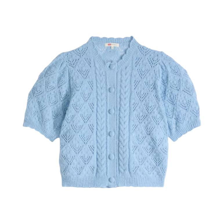 LEVI'S W PAULINE POINTELLE SS CARDI