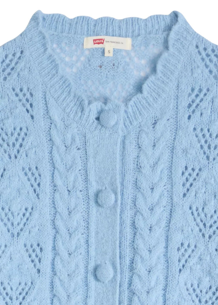 LEVI'S W PAULINE POINTELLE SS CARDI