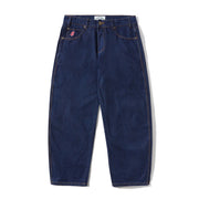 CASH ONLY LOGO BAGGY DENIM JEANS 