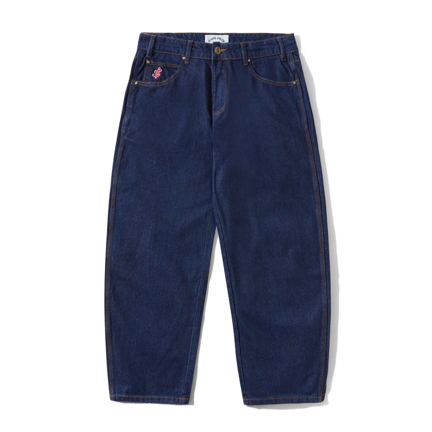 CASH ONLY LOGO BAGGY DENIM JEANS 