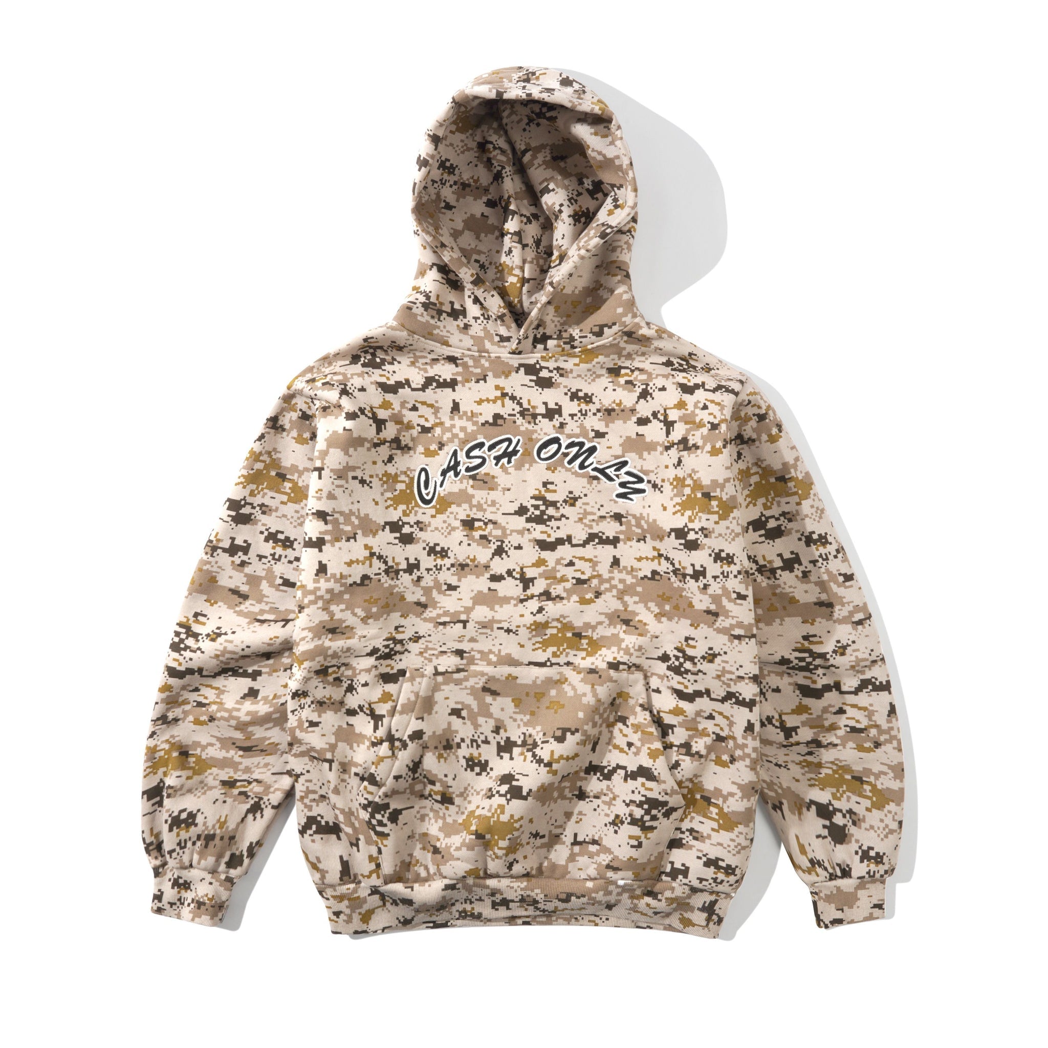 CASH ONLY LOGO PULLOVER HOOD 