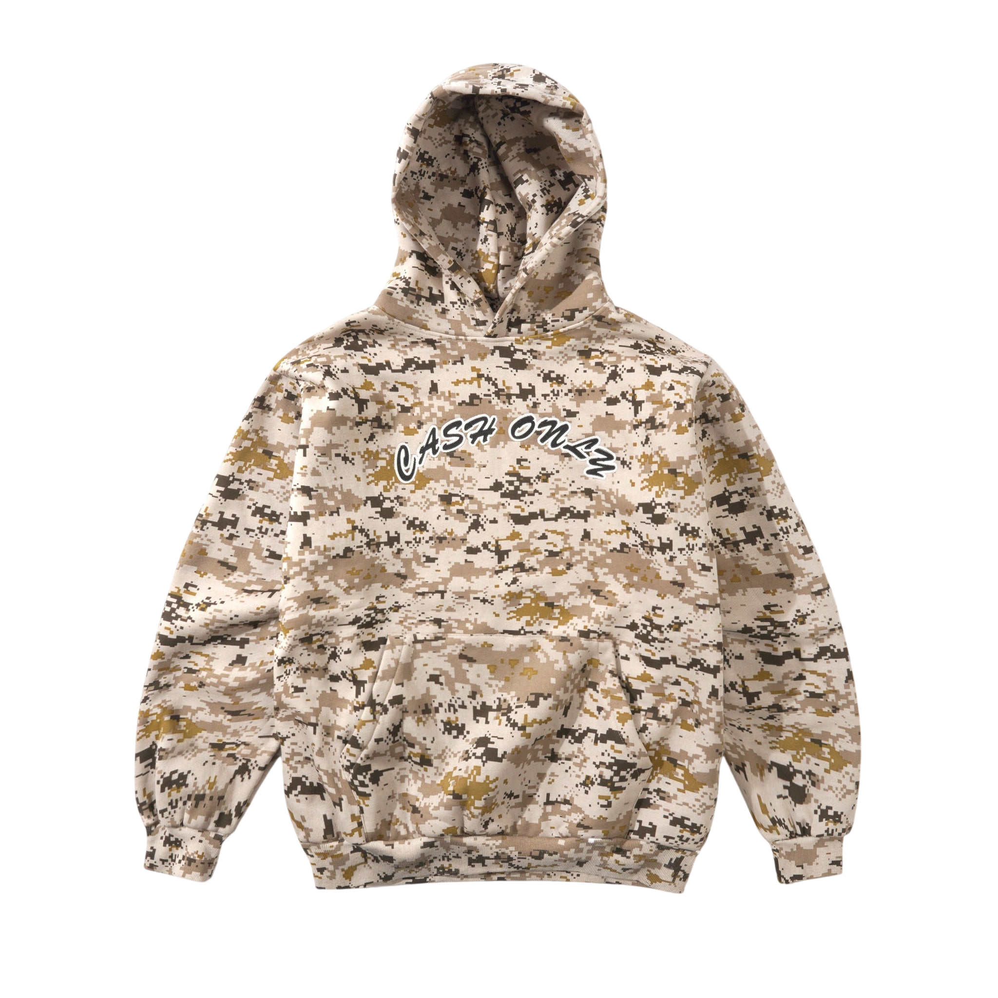 CASH ONLY LOGO PULLOVER HOOD