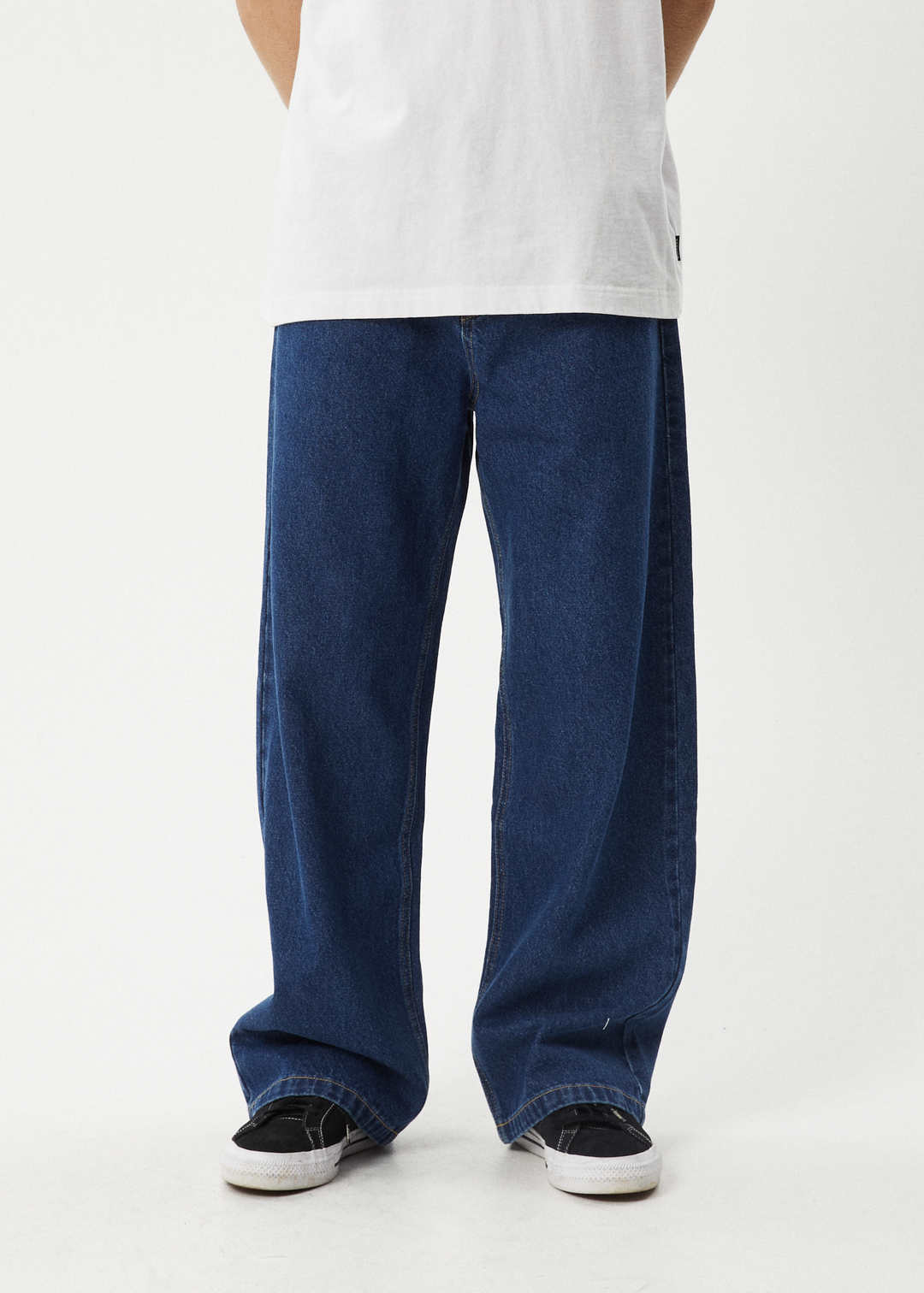 AFENDS PABLO HEMP DENIM BAGGY FIT JEANS