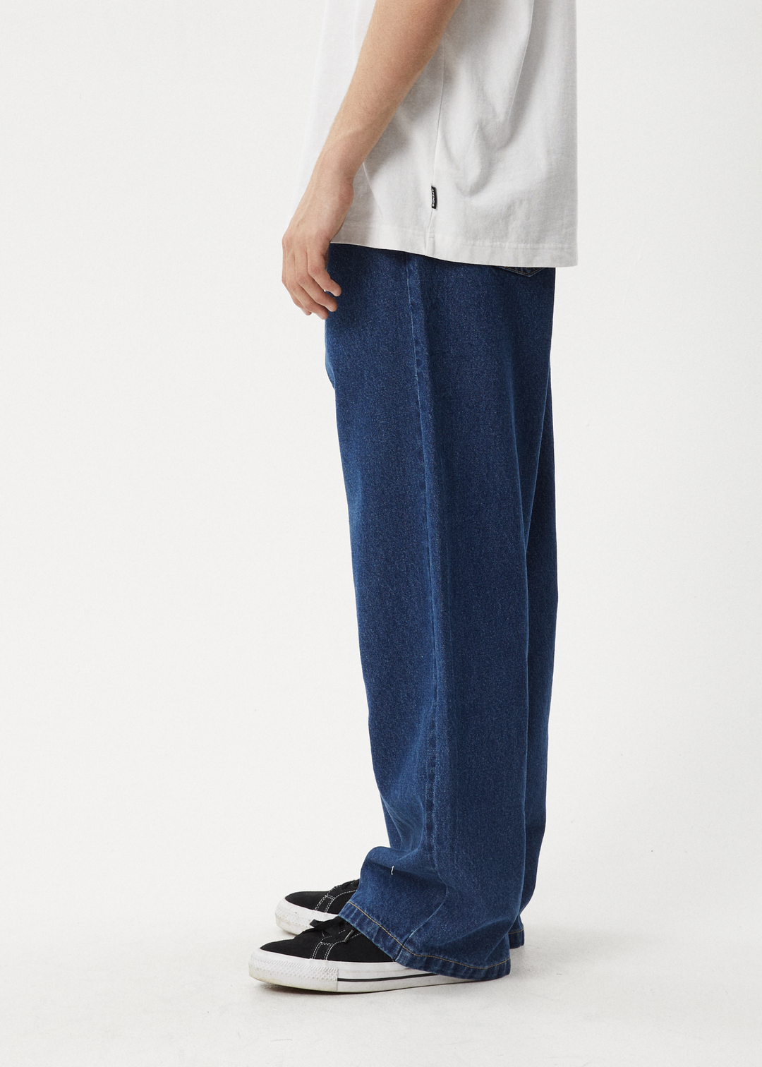 AFENDS PABLO HEMP DENIM BAGGY FIT JEANS