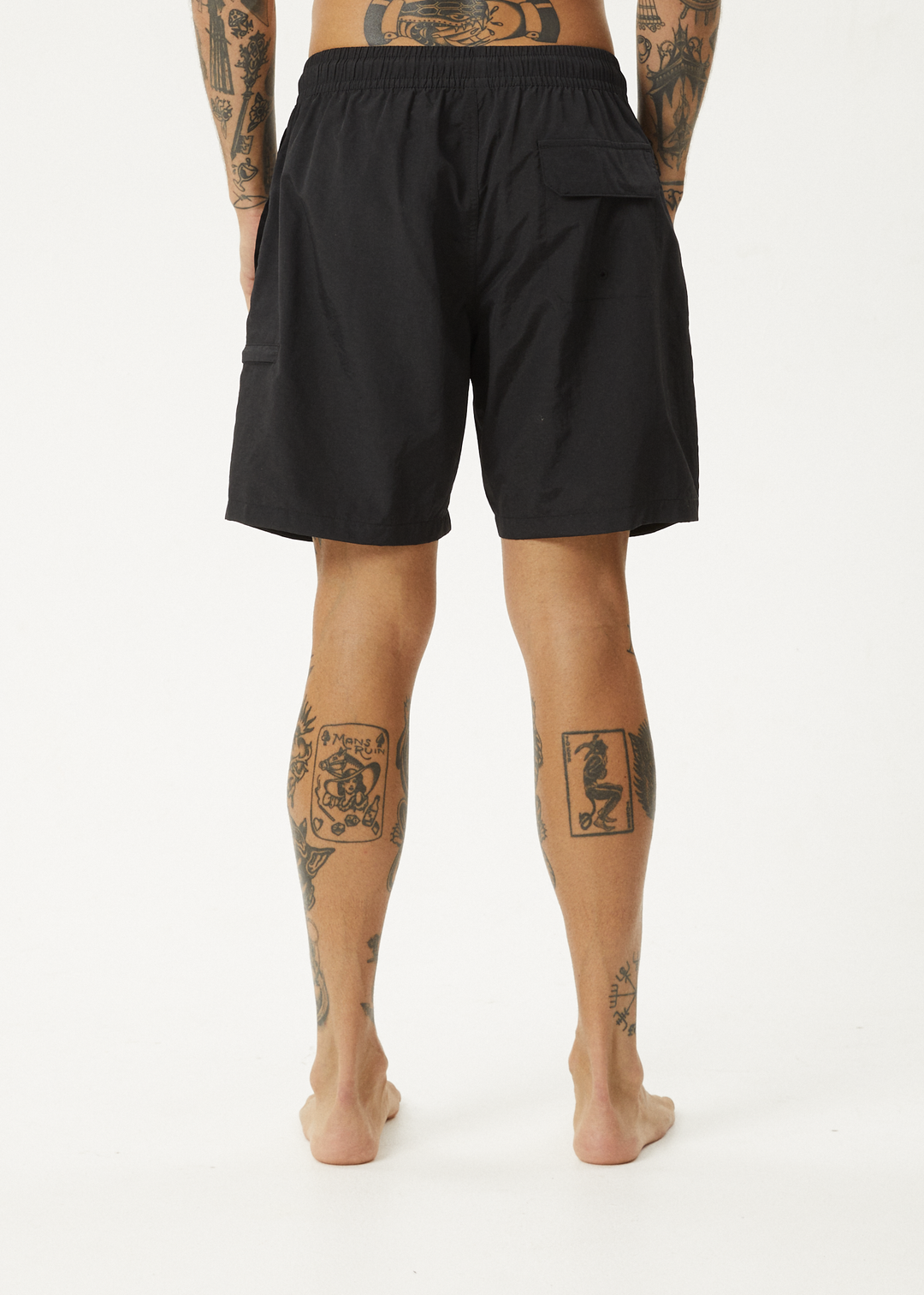 AFENDS BAYWATCH RECYCLED SWIM SHORT 18"