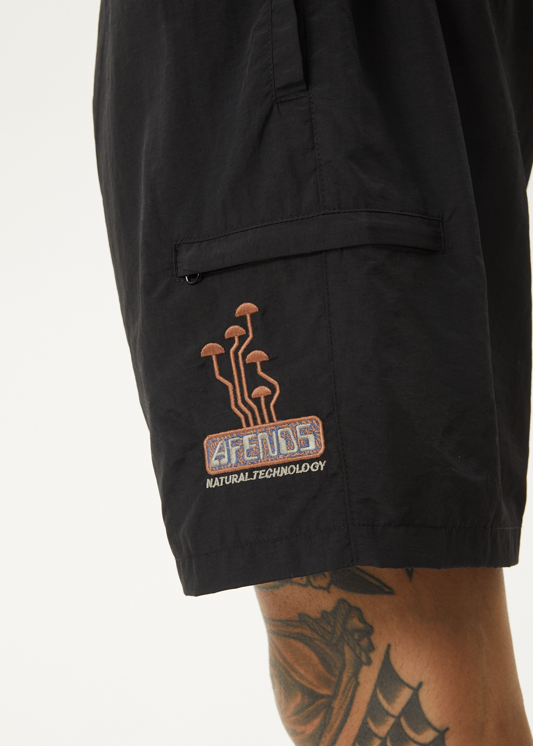 AFENDS BAYWATCH RECYCLED SWIM SHORT 18"