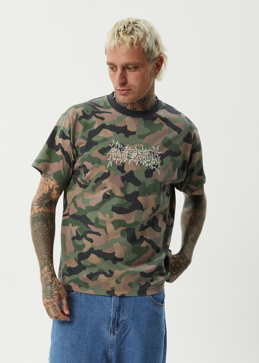 AFENDS HIDDEN BOXY FIT TEE