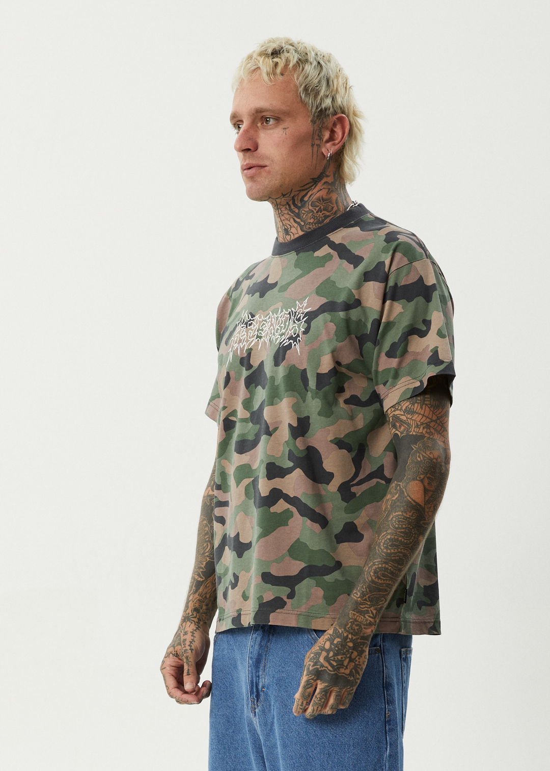 AFENDS HIDDEN BOXY FIT TEE