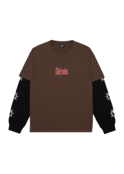 AFENDS DOUBLE TROUBLE RECYCLED LAYERED BOXY TEE