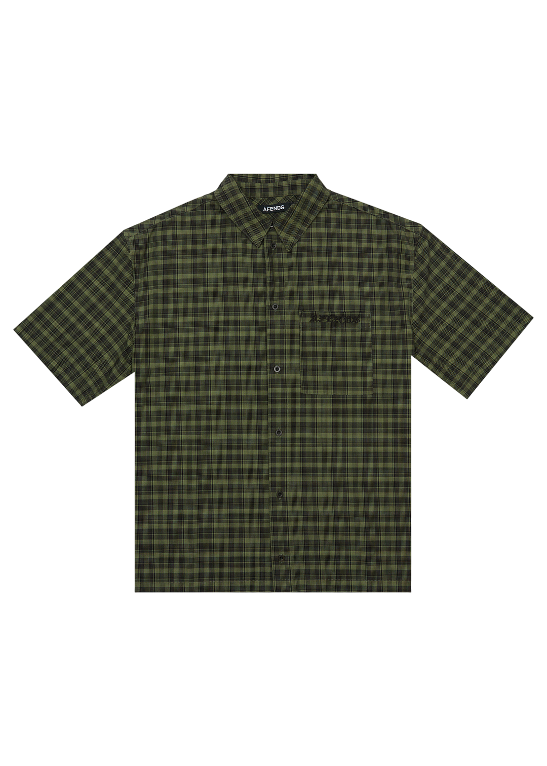 AFENDS GHOST ORGANIC SHORT SLEEVE SHIRT