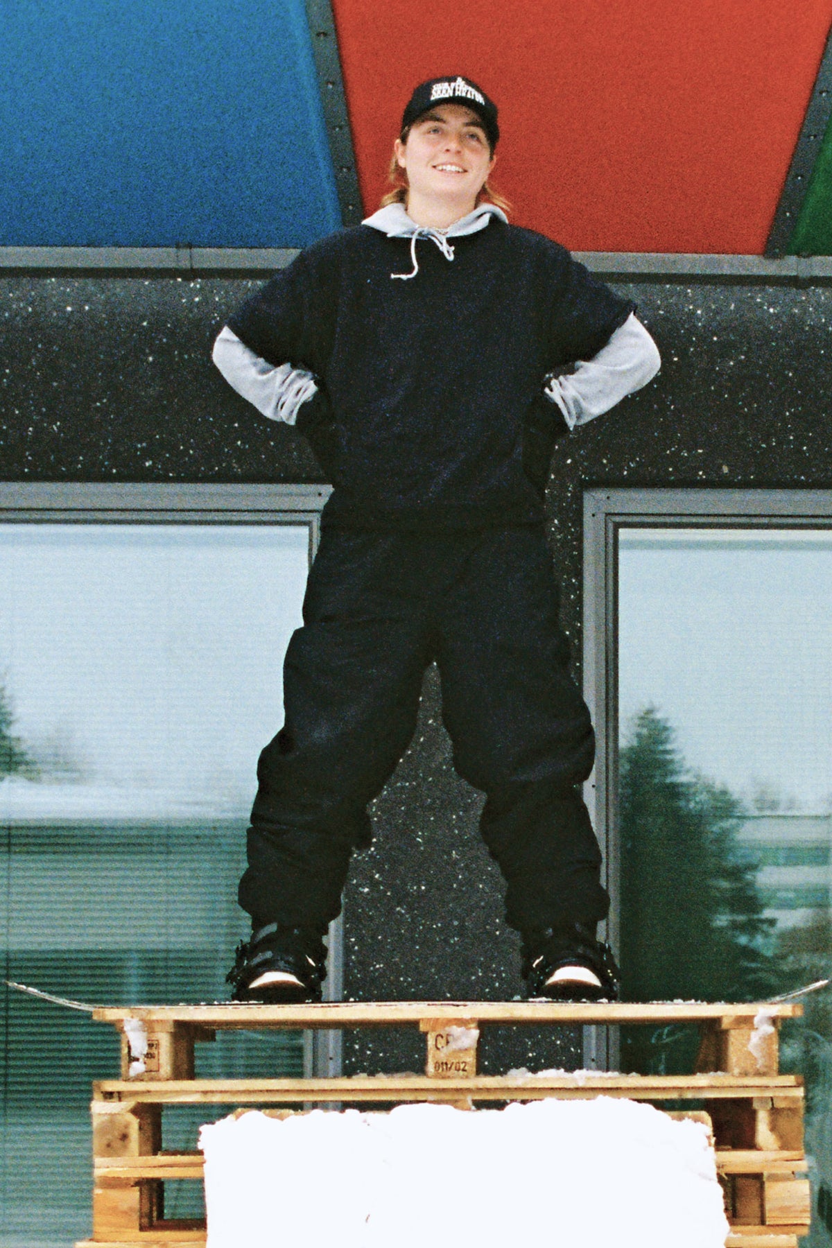 686 W OUTLINE SHELL PANTS BLACK HEART