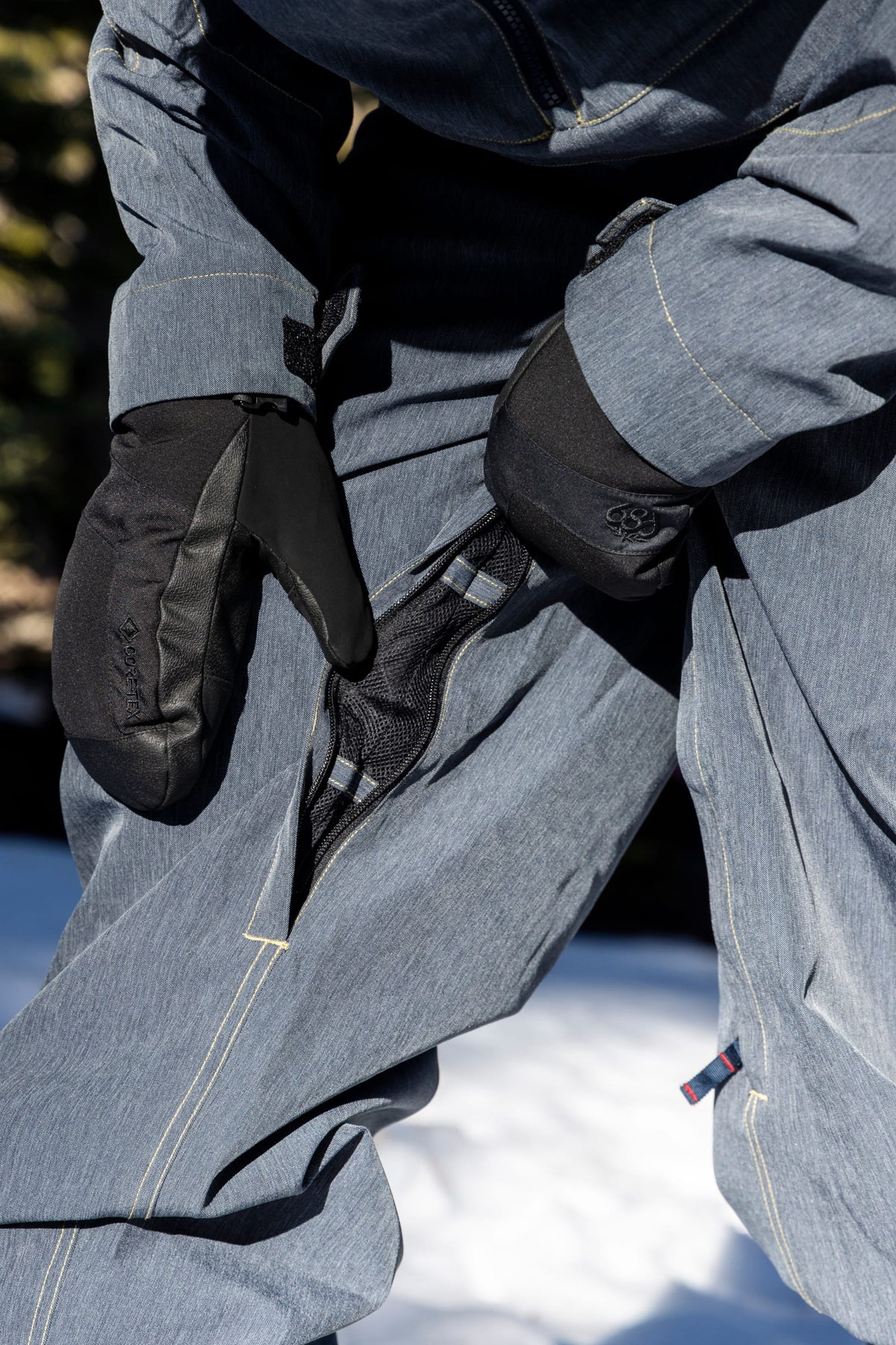 686 W OUTLINE SHELL PANTS NAVY DENIM