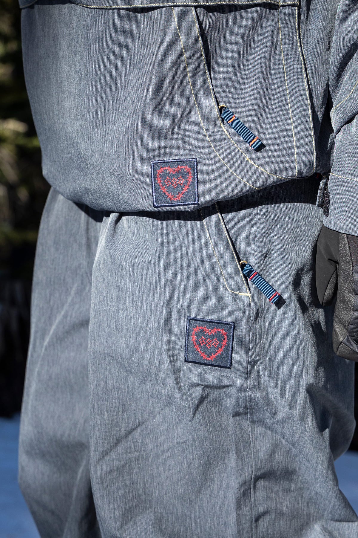 686 W OUTLINE SHELL PANTS NAVY DENIM