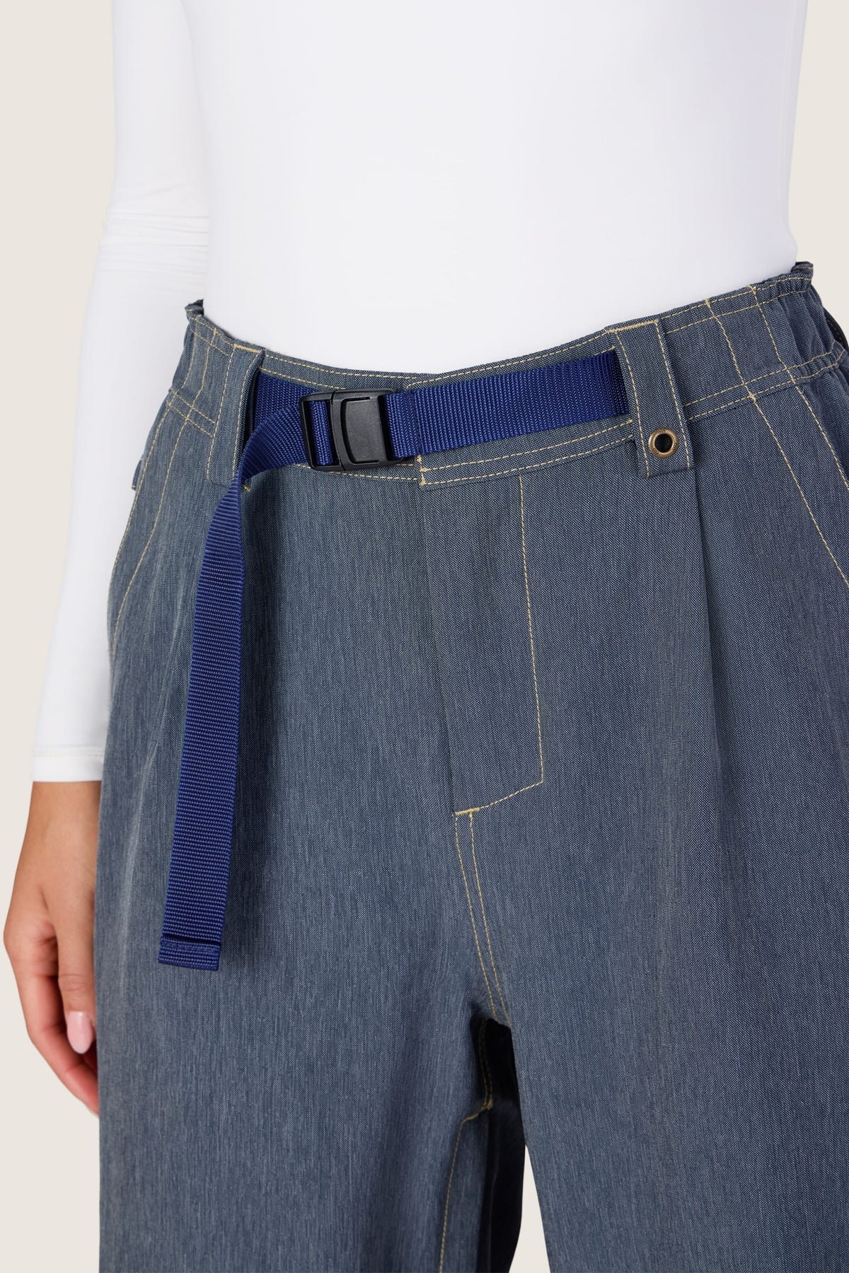 686 W OUTLINE SHELL PANTS NAVY DENIM