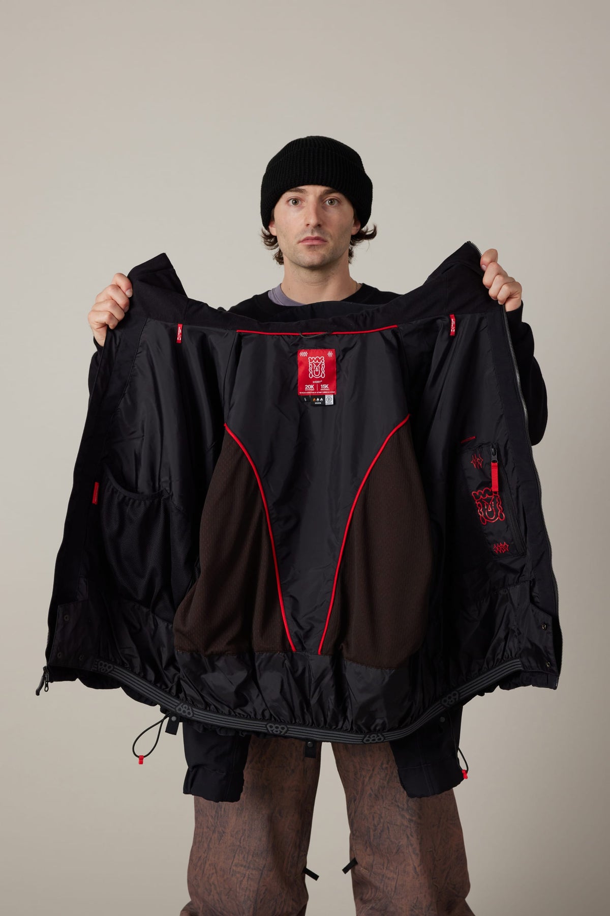 686 Dojo Shell Jacket Black