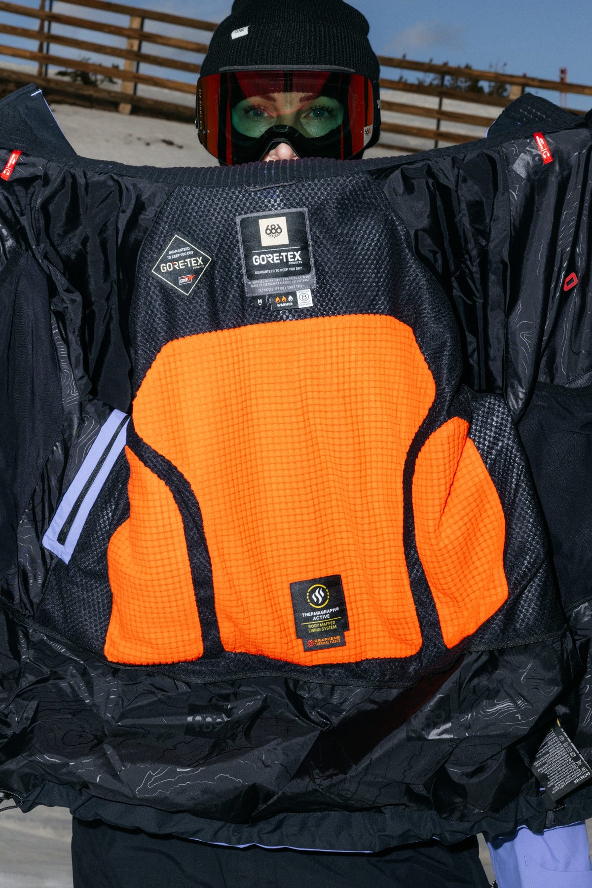 686 W GORE-TEX SCHEME THERMAGRAPH JACKET ALPENGLOW BLUE