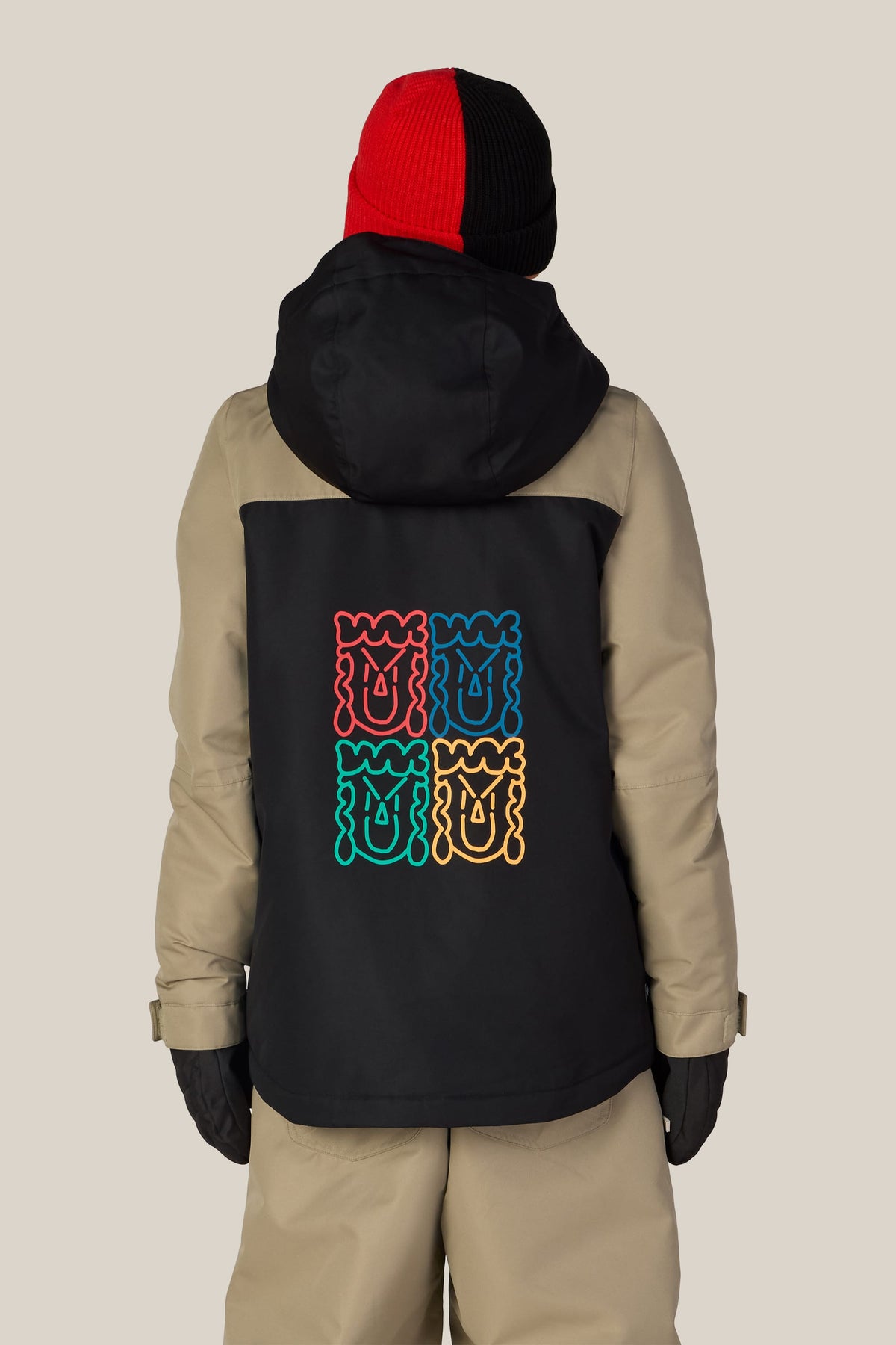 686 Y Gateway Insulated Jacket Khaki Colorblock